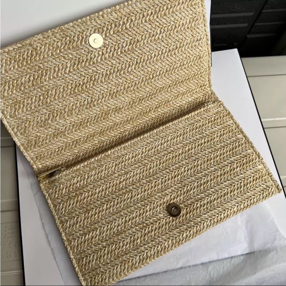 Dior Raffia Pouch - Picture 7 of 12